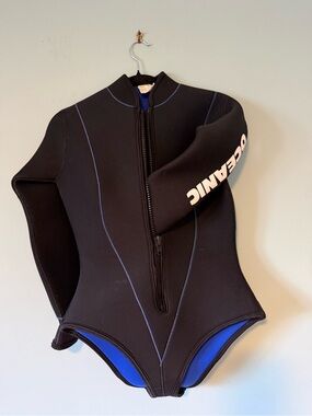 Vintage Wonen’s Oceanic Neoprene Wetsuit top 5.5mm
